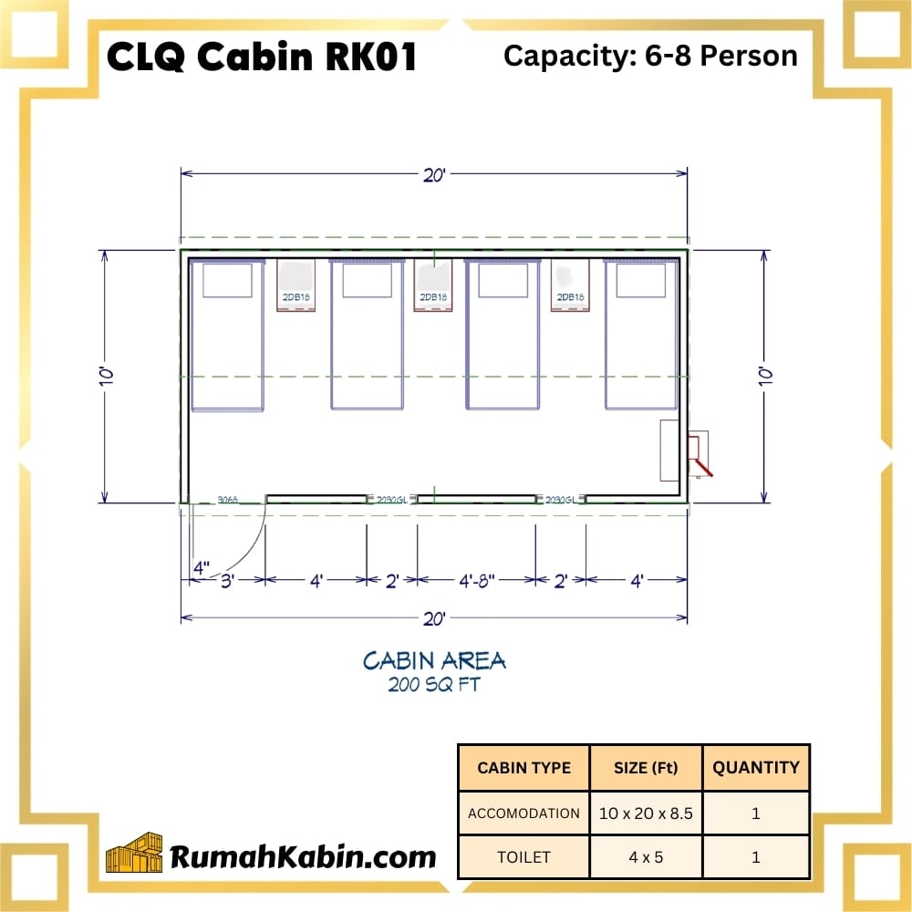 CLQ Cabin RK01 RumahKabin.com