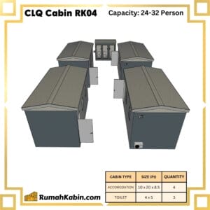 Centralized Labour Quarters (CLQ Cabin) | RK04 Capacity: 24-32 Person - Image 5