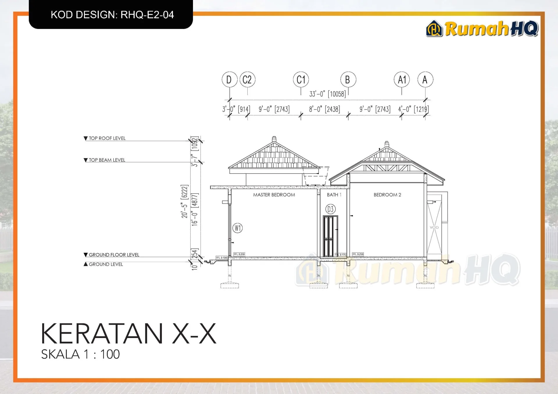 Rekabentuk Design Rumah RHQ E2 04 8