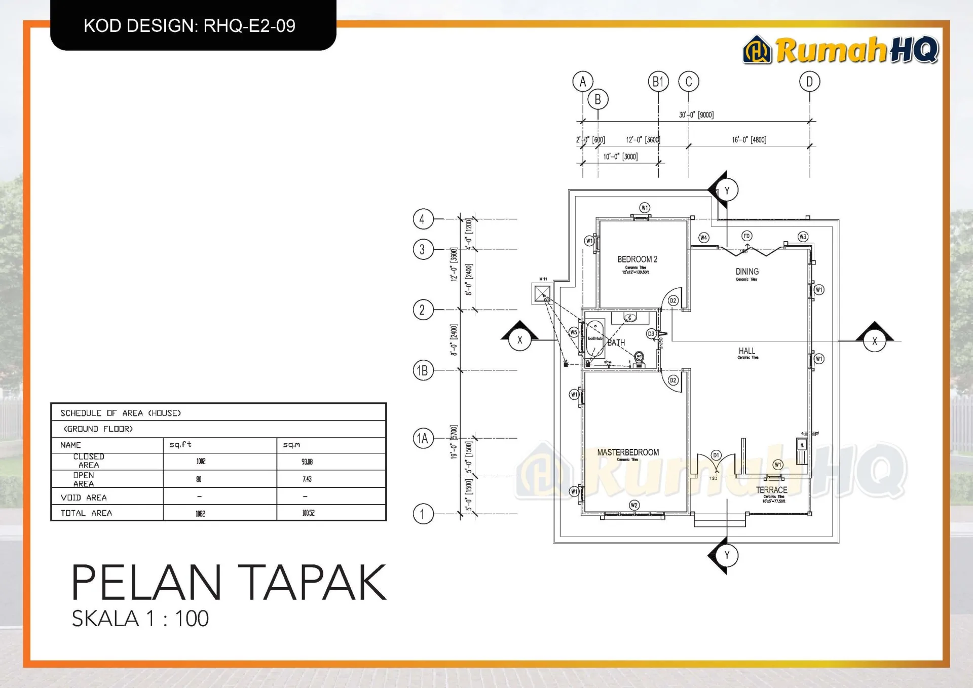 Rekabentuk Design Rumah RHQ E2 09 6