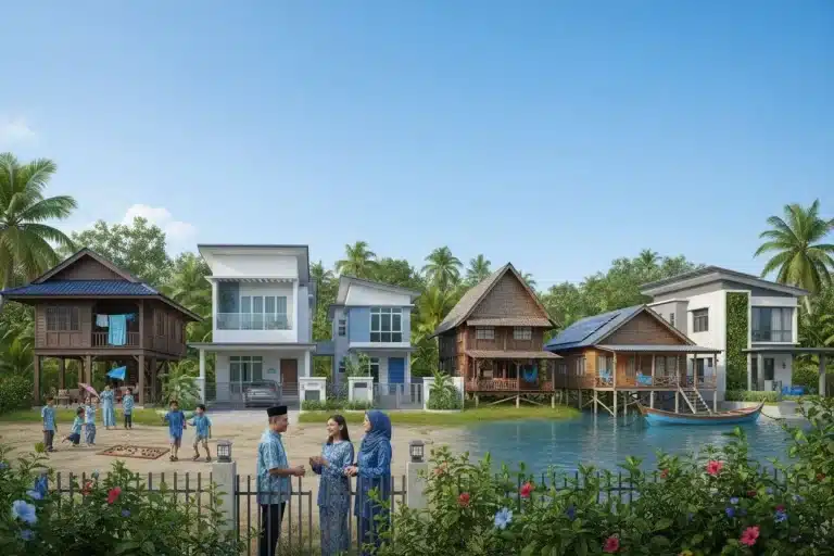 Rumah Sewa Siap Dalam 6 Bulan? Rahsia Pelabur Pintar Untung RM10K Sebulan Tanpa Modal Besar! 3 Malaysian house styles, traditional Malay houses, urban homes